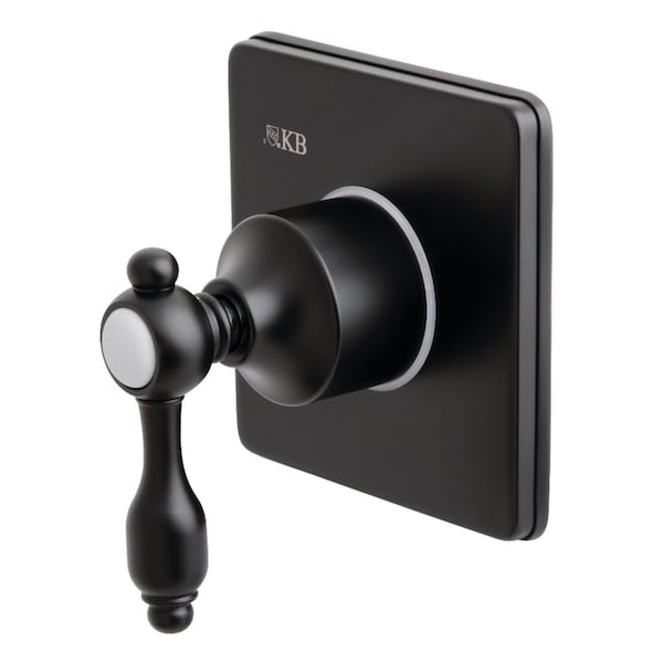KS3040TAL Tudor Three-Way Diverter Valve W/ Trim Kit, Matte Black